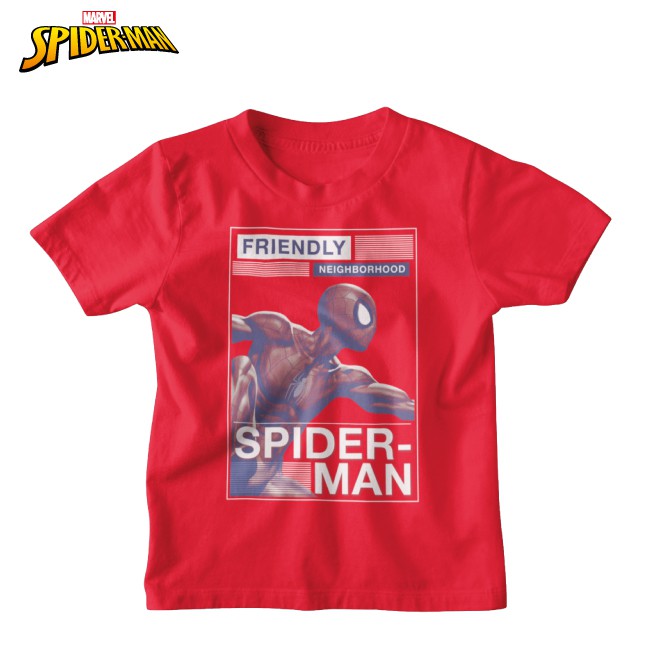 Marvel Spiderman Kids & Teenager Tee Shirt RN/SS - D06