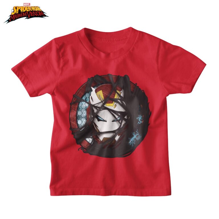 Spiderman Maximum Venom Kids & Teenager Tee Shirt RN/SS - D03